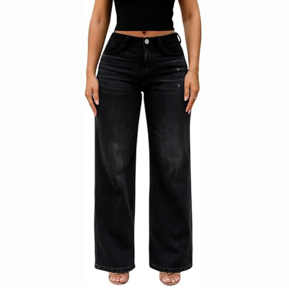 👖 Adorella Viral Wide-Leg Jeans, size 1X, Brand New (Never Worn!) 💫